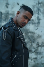 Saint Rivet Leather Jacket – Modern Leather, Edgy Rivet Design, Premium Craft-DSC01409