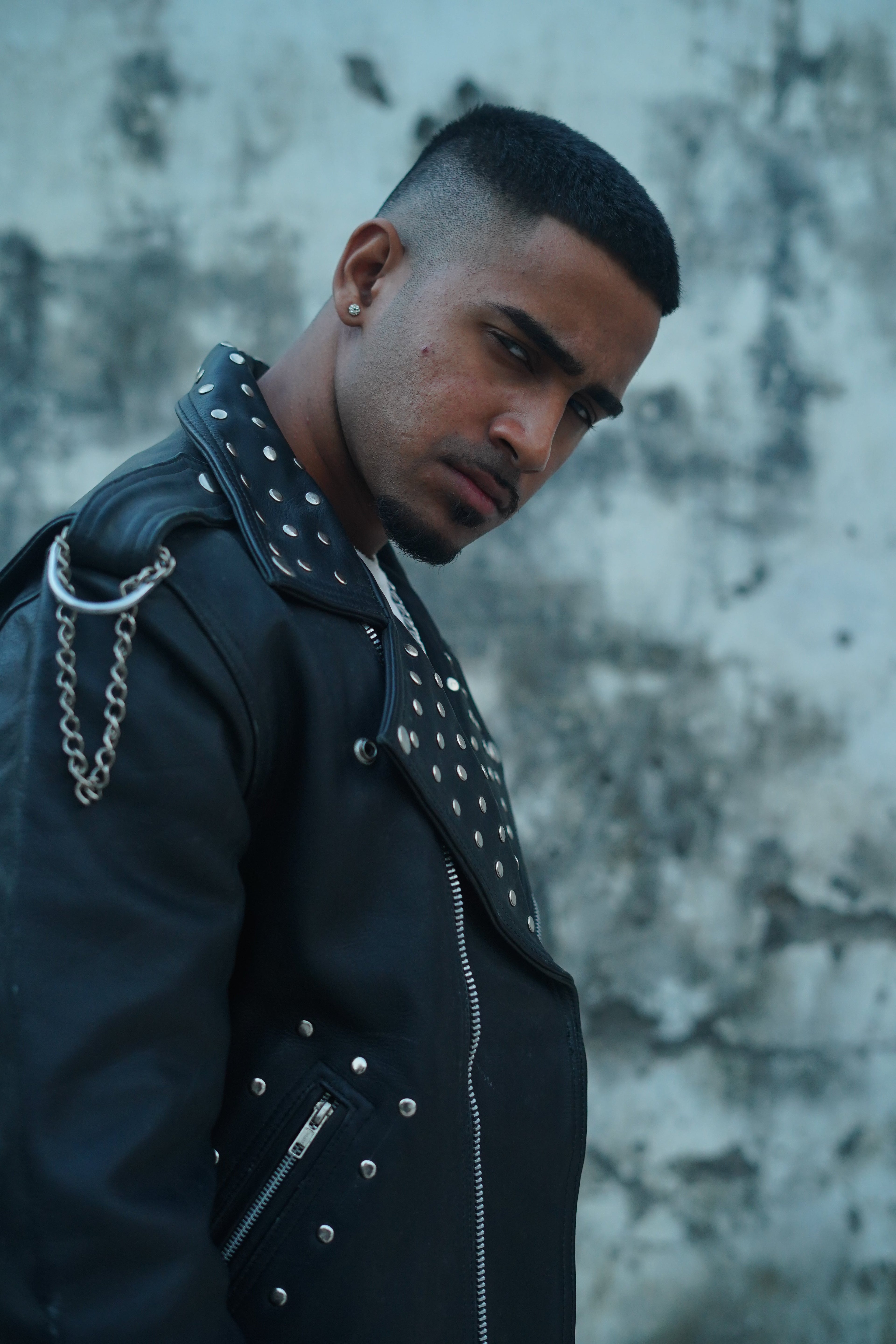 Saint Rivet Leather Jacket – Modern Leather, Edgy Rivet Design, Premium Craft-DSC01409