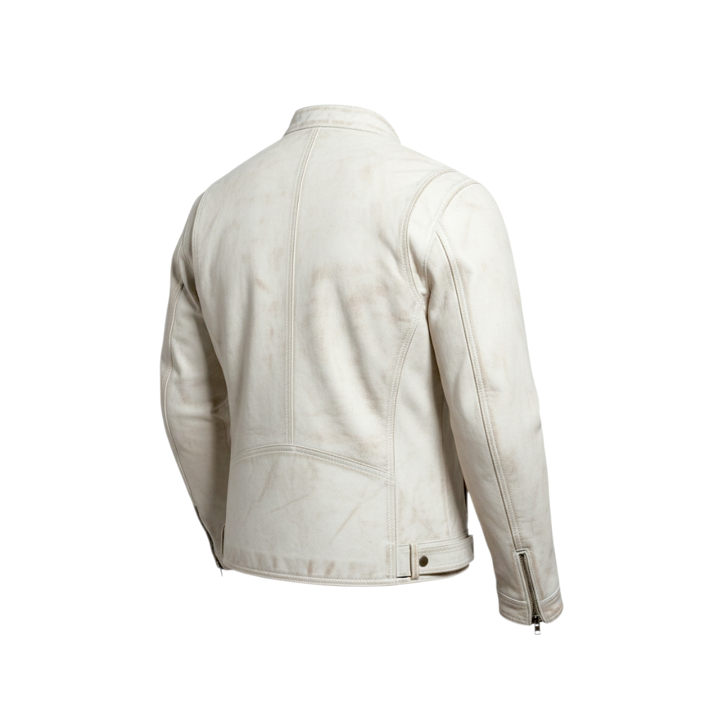 Crimson Drift | Authentic 100% Leather Handcrafted Jacket