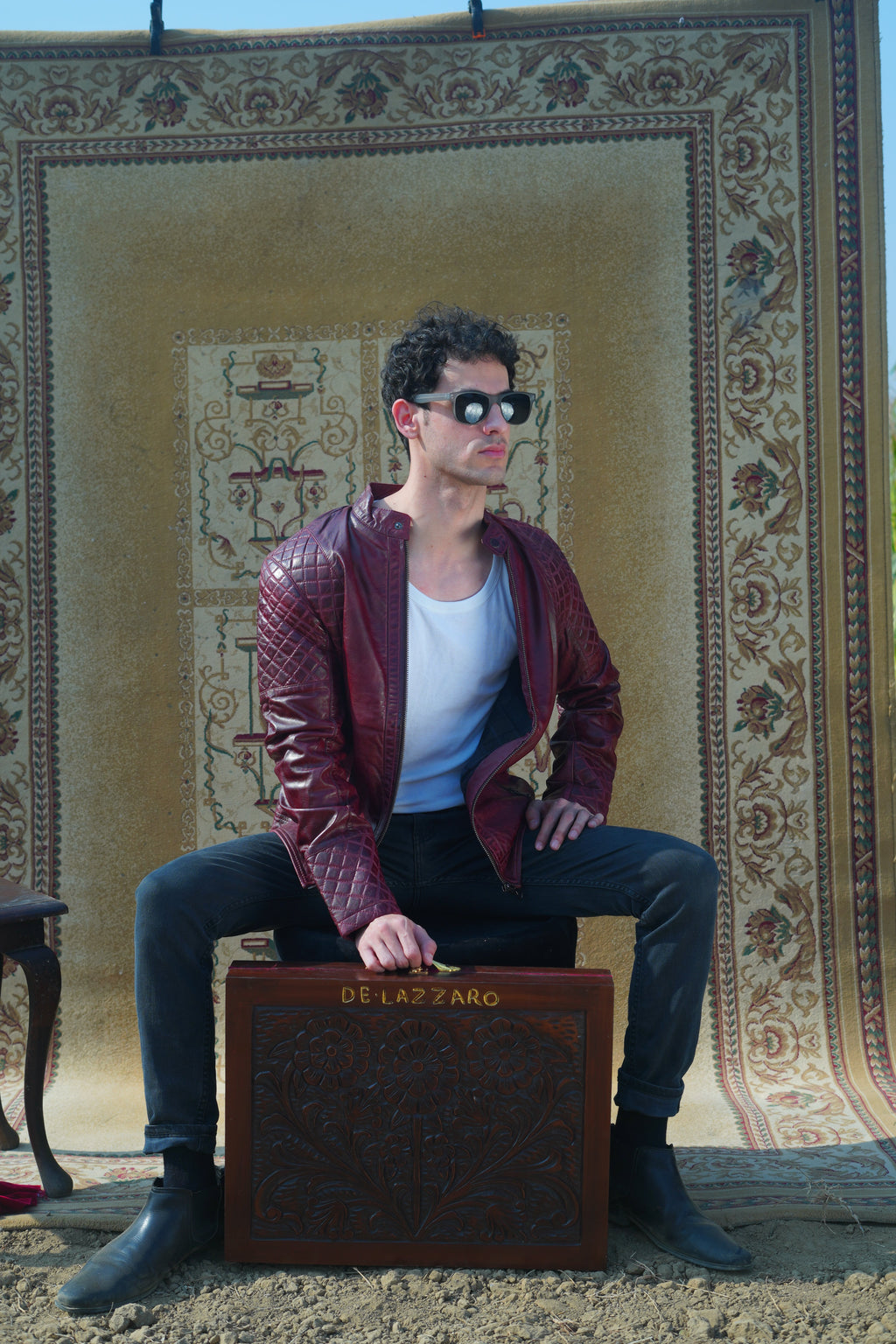 Wine Élite Leather Jacket – Burgundy Leather, Premium Exclusive Fashion-DSC01279